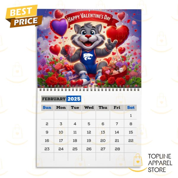 Kansas State Wildcats Eat Em Up 2025 Calendar