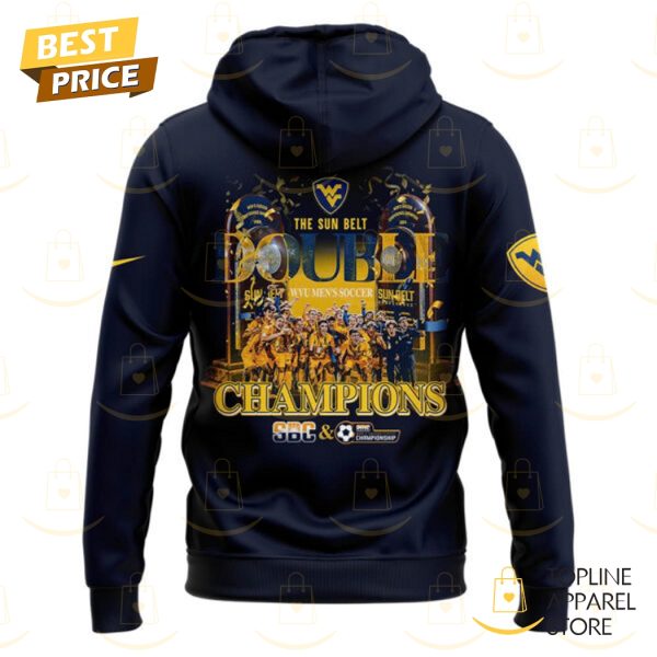 West Virginia Mens Soccer Sun Belt Champions 2024 Hoodie