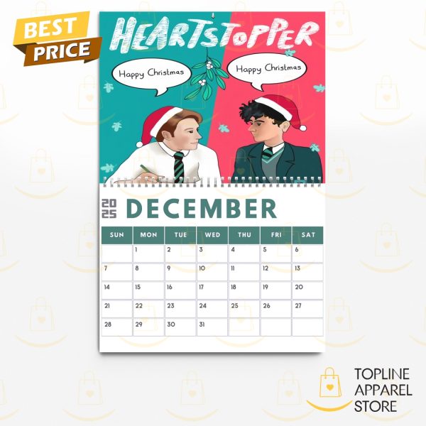 Heartstopper Happy New Year 2025 Calendar