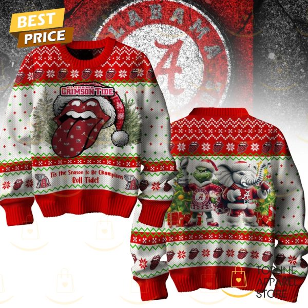 Alabama Crimson Tide – Tis The Season To Be Champions Roll Tide Sweater