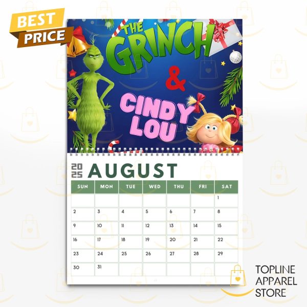 The Grinch Happy New Year 2025 Calendar