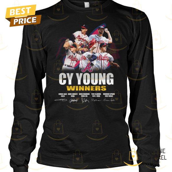 Cy Young Atlanta Braves Winners Signature Unisex T-Shirt