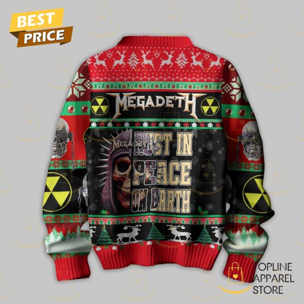 Megadeth Rust In Peace On Earth Sweater