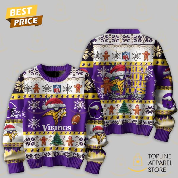 They Not Like Us – Minnesota Vikings Sweater