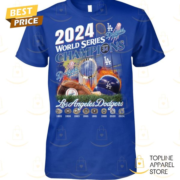 Los Angeles Dodgers World Series Champions 2024 Unisex T-Shirt