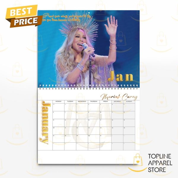 Mariah Carey Happy New Year 2025 Calendar