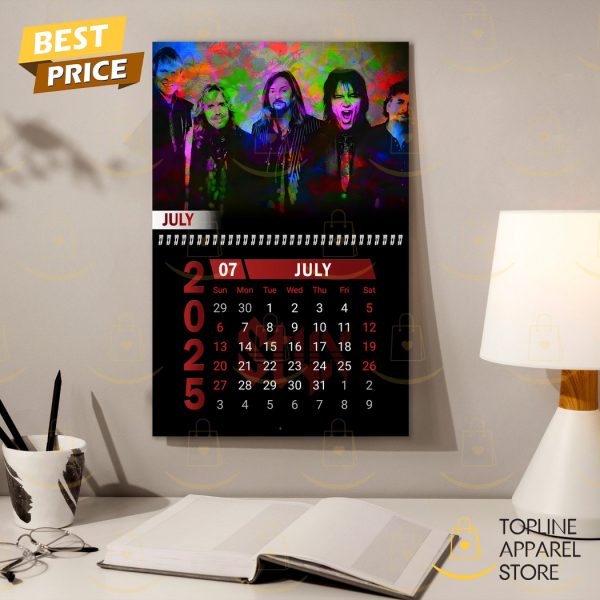 Styx Rock Band Happy New Year 2025 Calendar