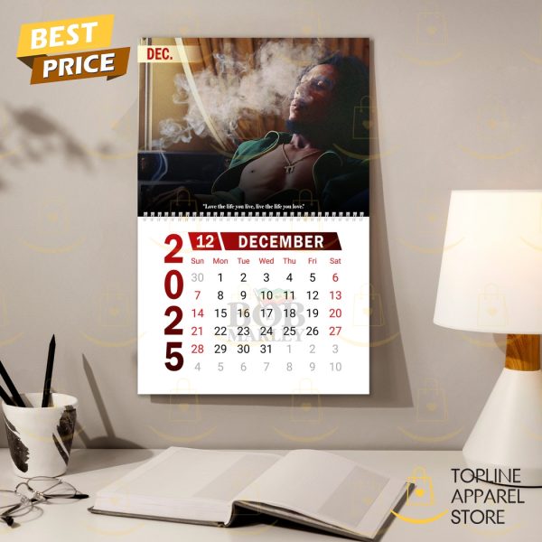 Bob Marley Happy New Year 2025 Calendar