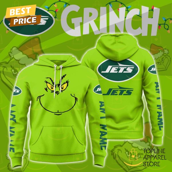 Personalized The Grinch x New York Jets Hoodie – Green