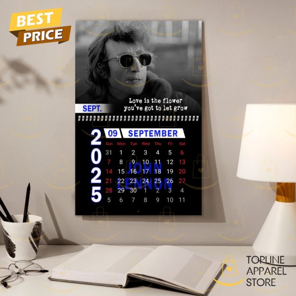 John Lennon New Year 2025 Calendar