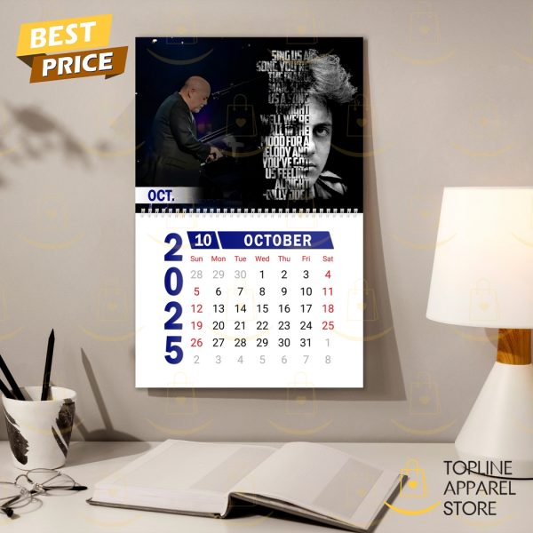 Billy Joel Happy New Year 2025 Calendar