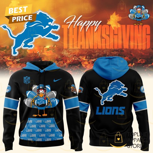 Detroit Lions 2024 Thanksgiving Design Hoodie