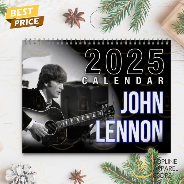 John Lennon New Year 2025 Calendar