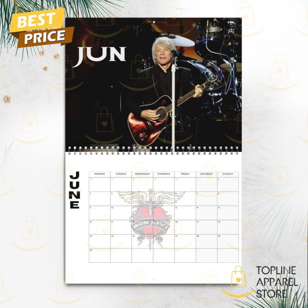 Bon Jovi Happy New Year 2025 Calendar