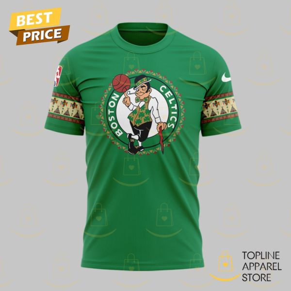 Boston Celtics Native American Heritage Month 3D T-Shirt