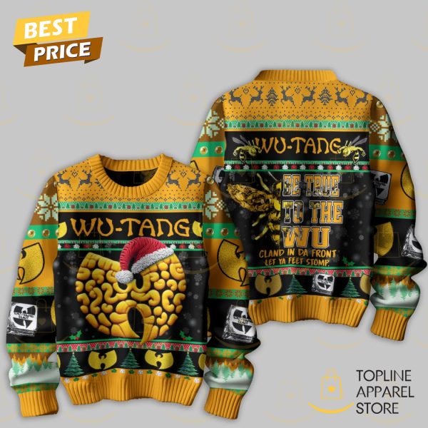 Wu-Tang Be True To The Wu Cland In Da Front Let Ya Feet Stomp Sweater