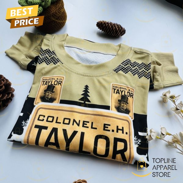 Colonel Eh Taylor Ugly Christmas Sweater