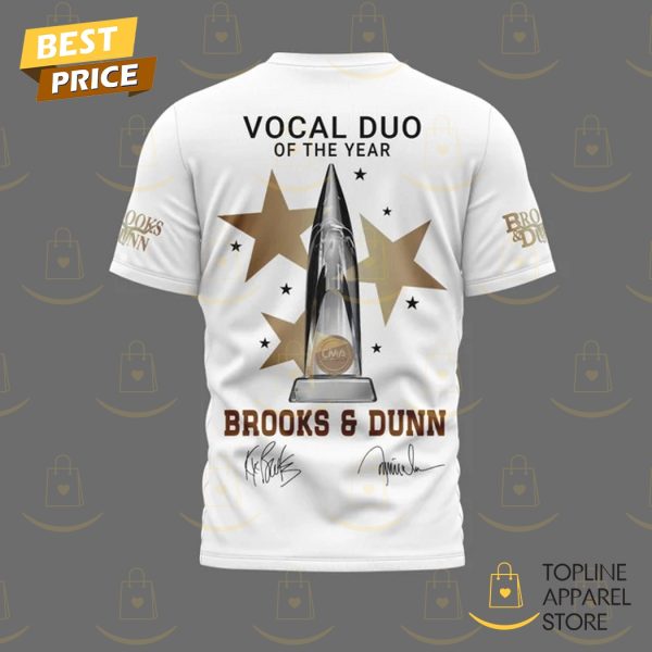 Brooks & Dunn Vocal Duo Of The Year 58th CMA Awards Signature 3D T-Shirt Signature 3D T-Shirt