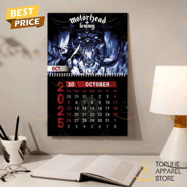 Motorhead Happy New Year 2025 Calendar