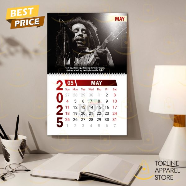 Bob Marley Happy New Year 2025 Calendar