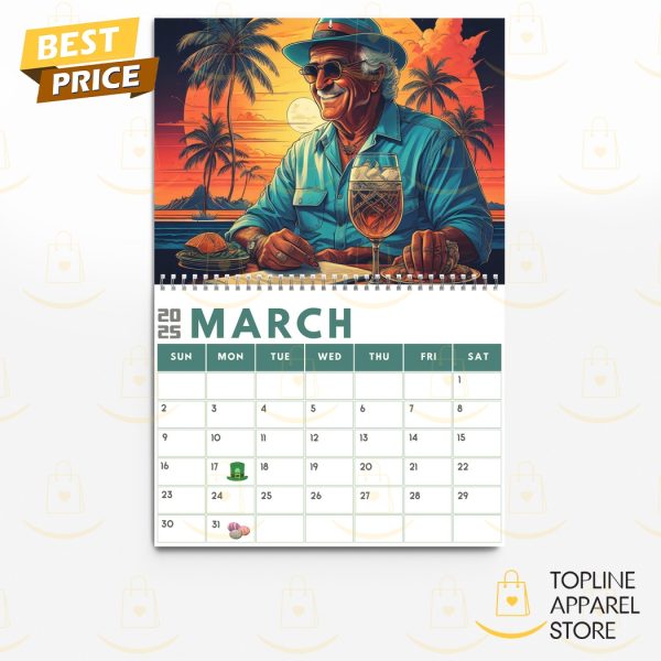 Jimmy Buffett Happy New Year 2025 Calendar