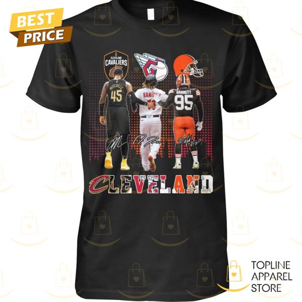 Cleveland Cavaliers x Cleveland Guardians x Cleveland Browns Signature Unisex T-Shirt