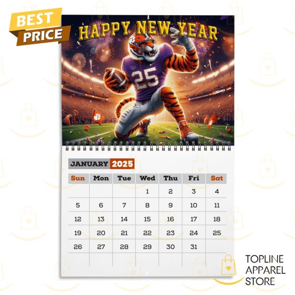 Clemson Tigers Football 2025 Calendar