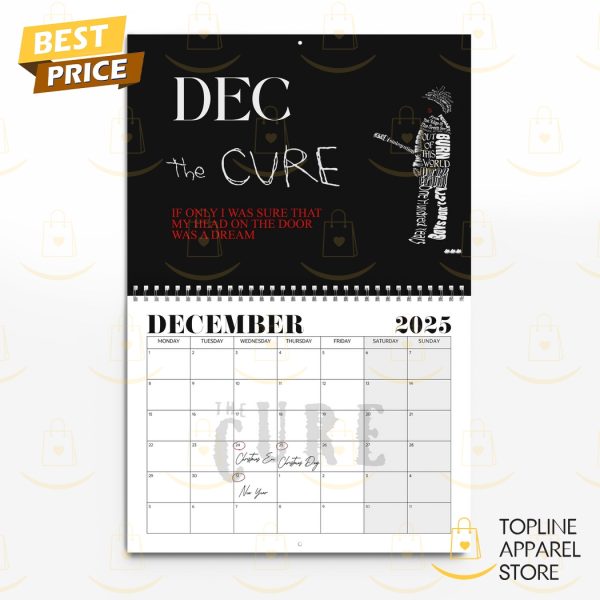 The Cure Happy New Year 2025 Calendar