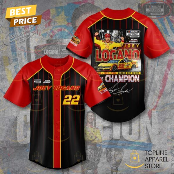 Joey Logano Champion Signature Baseball Jersey