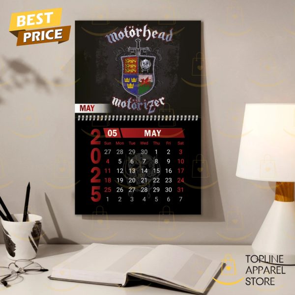 Motorhead Happy New Year 2025 Calendar