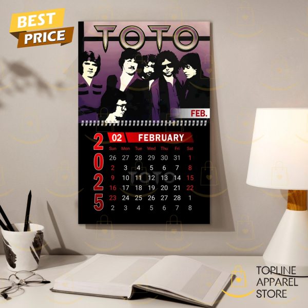 ToTo Rock Band New Year 2025 Calendar