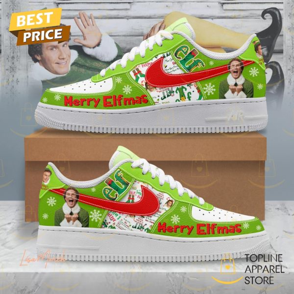 Elf – Smiling My Favorite Merry Elfmas Air Force 1