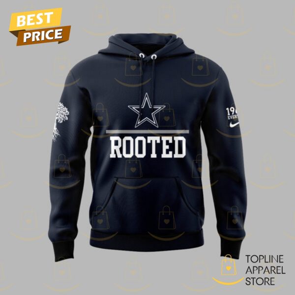 Dallas Cowboys Rooted 1963 Logo Design Hoodie