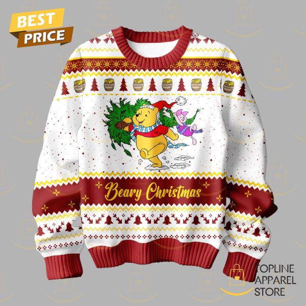 Winni The Pooh Beary Christmas Sweater