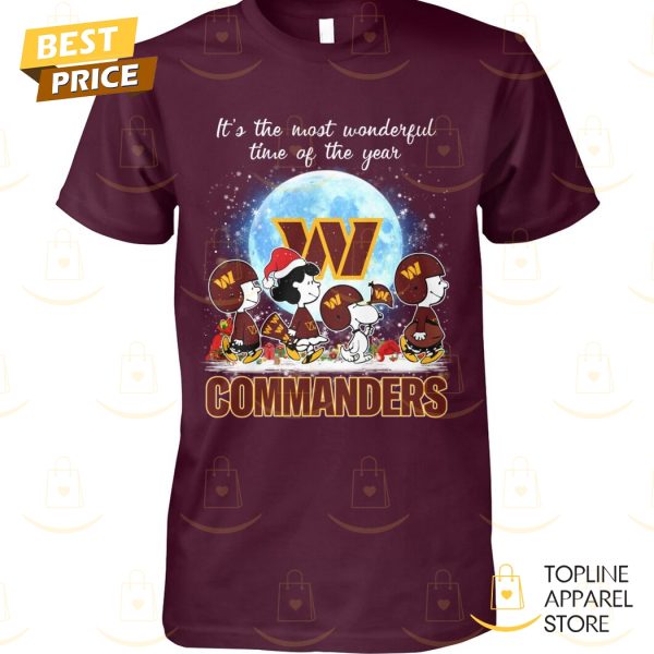 It The Most Wonderful Time Of The Year Washington Commanders Unisex T-Shit