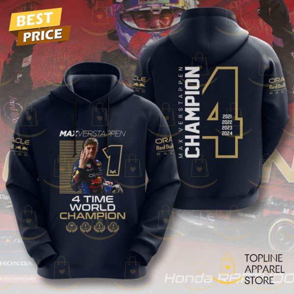 Max Verstappen World Champion 2024 F1 Hoodie