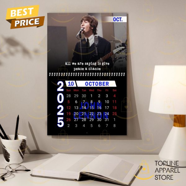 John Lennon New Year 2025 Calendar