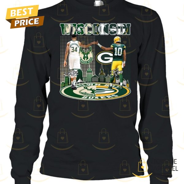 Milwaukee Bucks x Green Bay Packers Signature Unisex T-Shirt