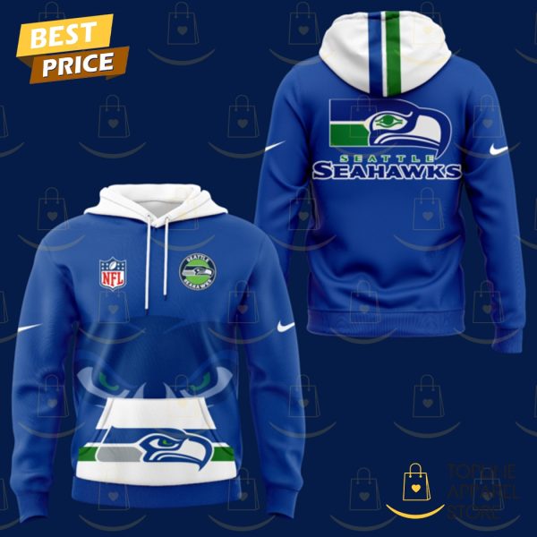 Seattle Seahawks Throwback Game Hoodie – Blue