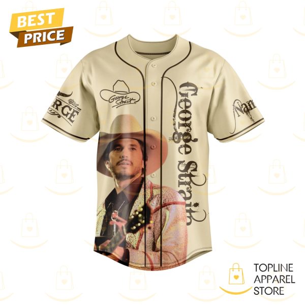 Personalized George Strait God And Country Music Baseball Jersey