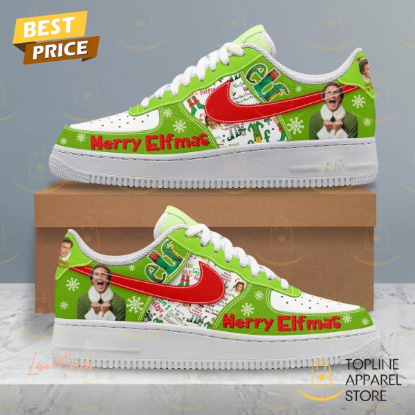 Elf – Smiling My Favorite Merry Elfmas Air Force 1