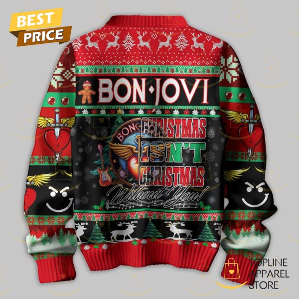 Bon Jovi Christmas Isnt Christmas Sweater