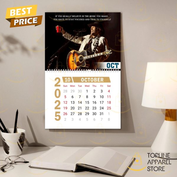 Toby Keith American Icon Happy New Year 2025 Calendar