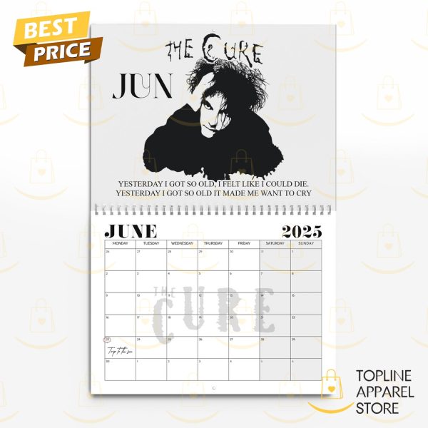 The Cure Happy New Year 2025 Calendar