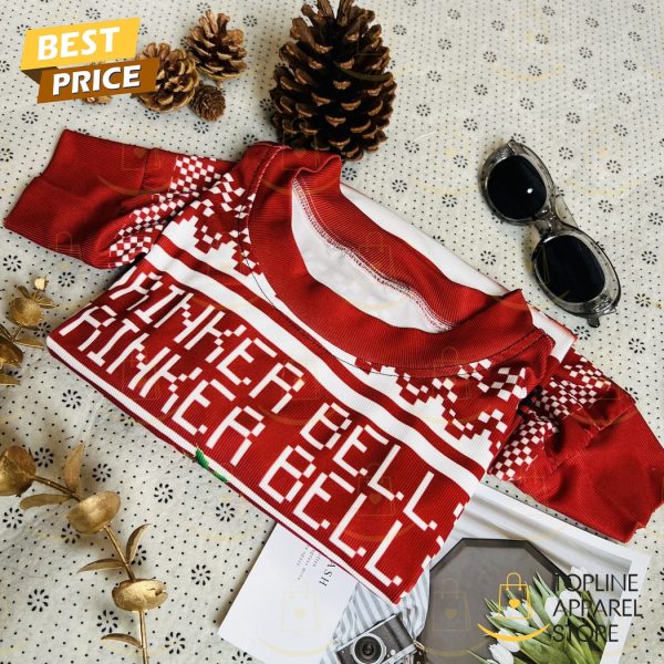 Makers Mark Drinker Bells Drinker Bells Drinking All The Way Ugly Christmas Sweater