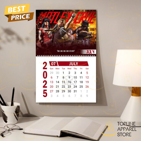 Motley Crue Shout At The Devil 2025 Calendar