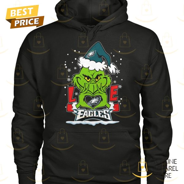 The Grinch Love Philadelphia Eagles Unisex T-Shirt