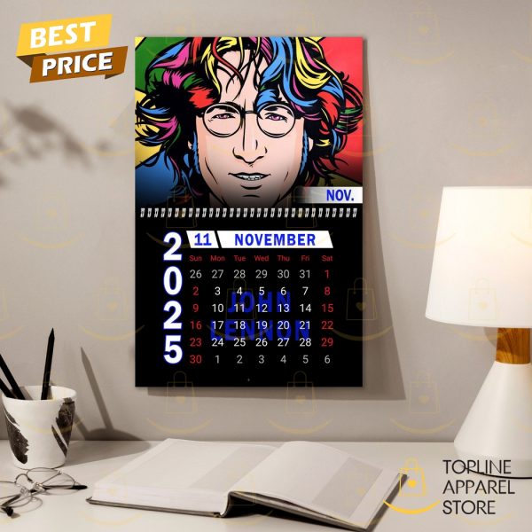 John Lennon New Year 2025 Calendar