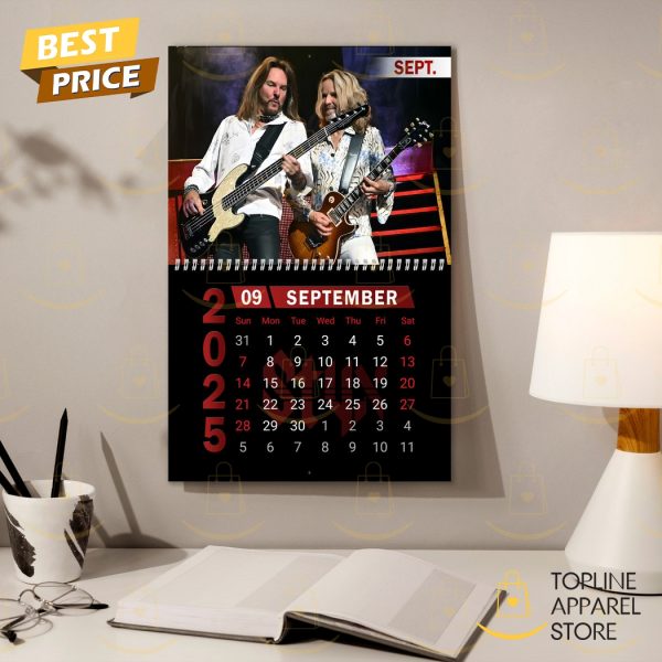 Styx Rock Band Happy New Year 2025 Calendar