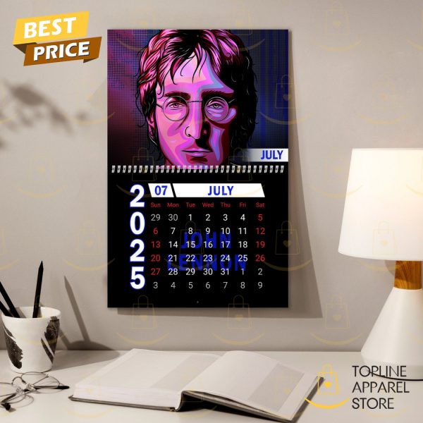 John Lennon New Year 2025 Calendar